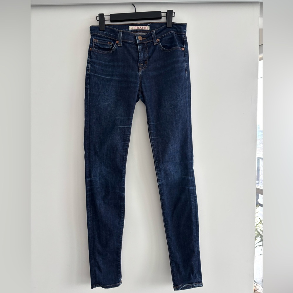 J Brand Women's Vintage Indigo Blue Skinny Leg Jeans - low rise